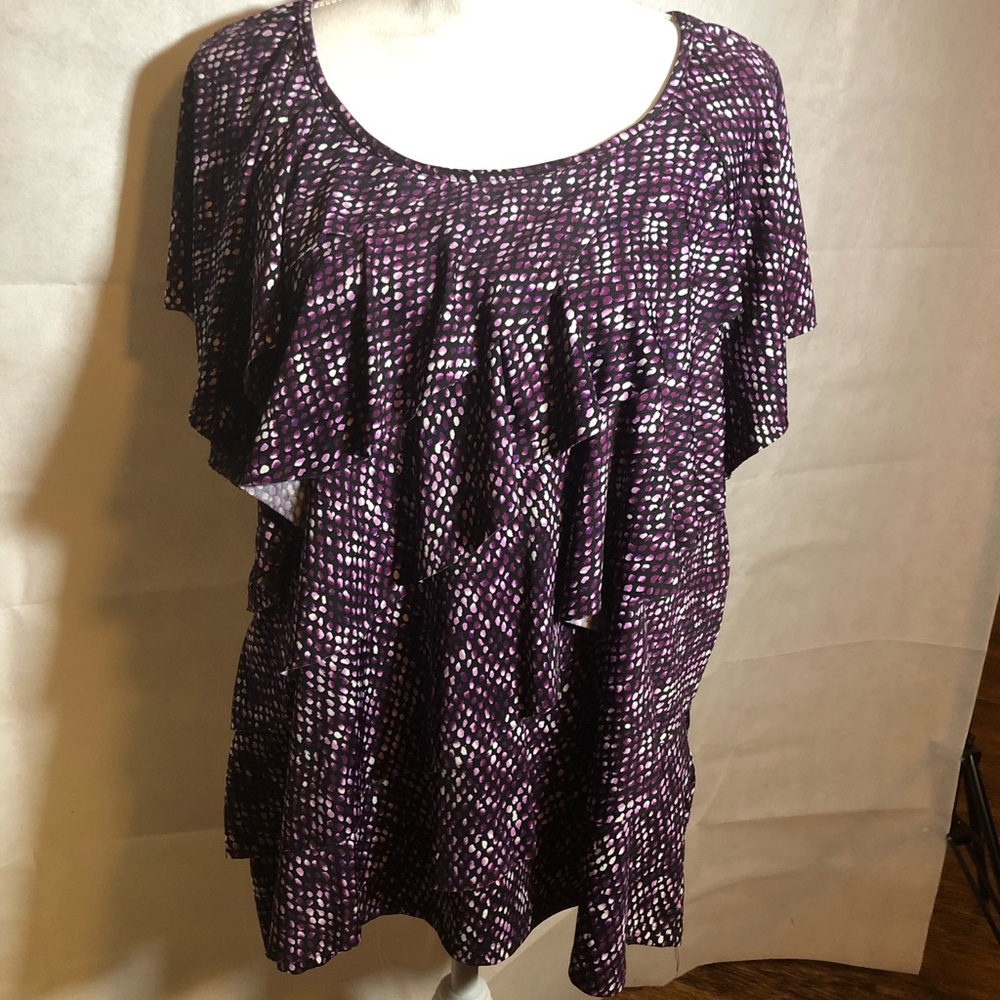 Loose fitting Notations Blouse